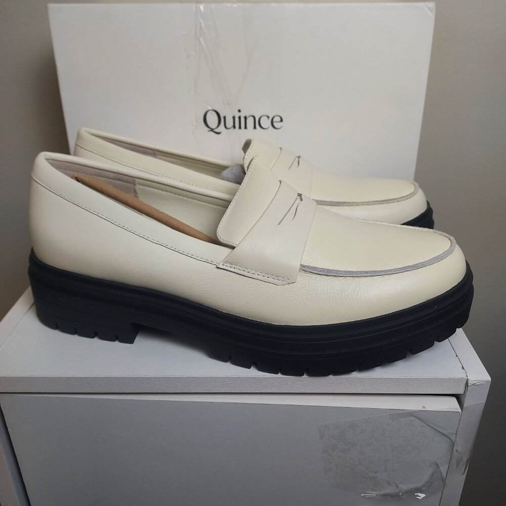 Quince Italian leather Lug sole loafers. - Picture 5 of 6